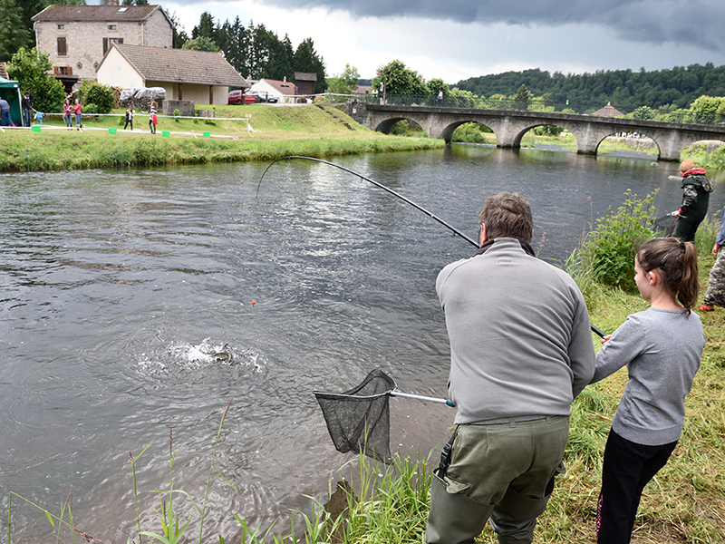 La pêche à la truite