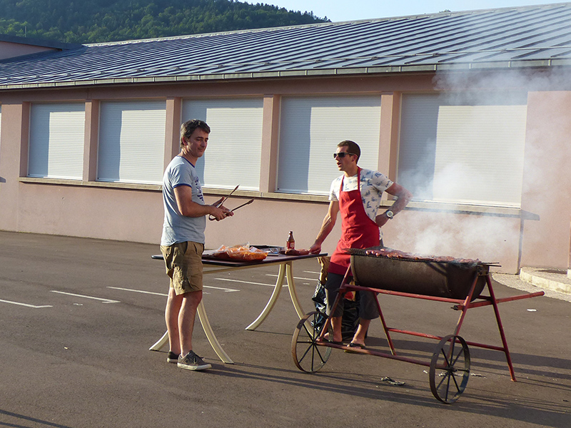 Barbecue au collège