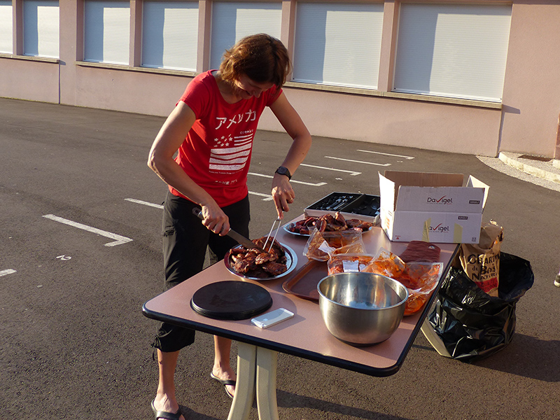 Barbecue au collège